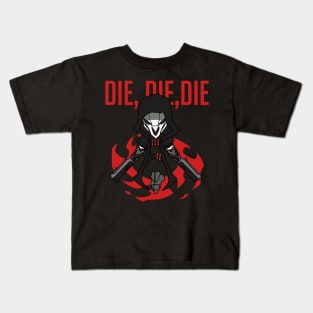 CUTE REAPER CHIBI  DESIGN Kids T-Shirt